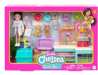 Barbie chelsea vet playset