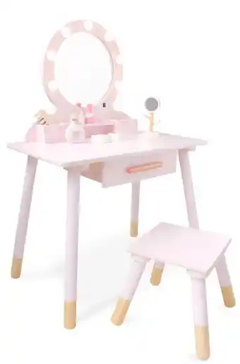 Kmart Deluxe wooden light up vanity and accessories† offer