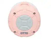 Officeworks Otto Splash-Proof Wireless Speakers - Coral offer