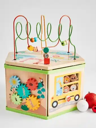 Kmart Wooden zoo activity station offer