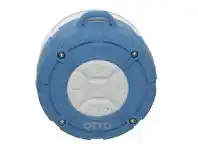 Officeworks Otto Splash-Proof Wireless Speakers - Navy Blue offer