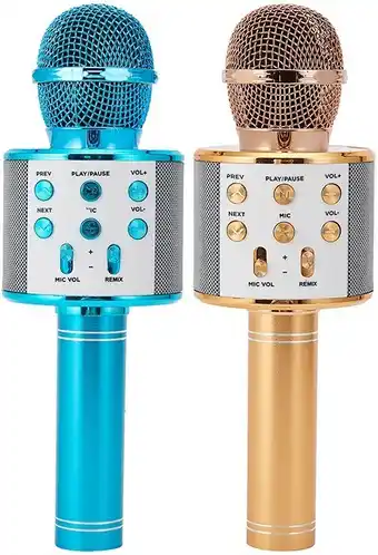 Karaoke bluetooth microphone