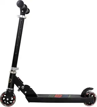 Kmart Light up folding scooter – black offer