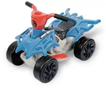 Kmart Spiderman 6v quad ride on offer