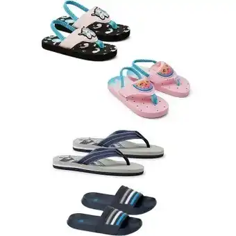 BIG W Selected wave zone kids thongs offer