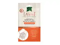 Direct Chemist Outlet A'kin Rosehip Oil with Vitamin C Brightening Face Mask 1 Pack offer