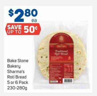 Foodland Bake stone bakery sharma's roti bread offer