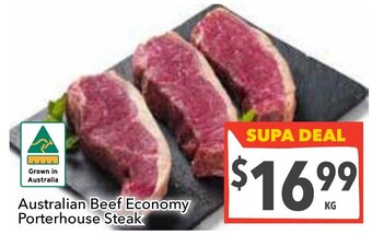 Australian Beef Economy Porterhouse Steak