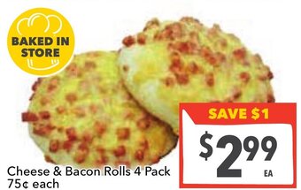 Ritchies Cheese & Bacon Rolls offer