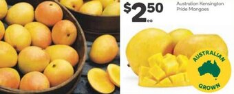 Woolworths Australian Kensington Pride Mangoes offer