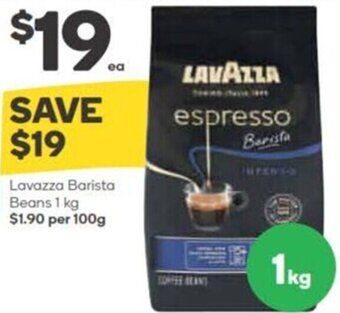 Woolworths Lavazza Barista Beans 1 kg offer