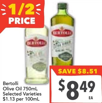 Ritchies Bertolli Olive Oil 750ml offer