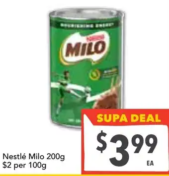 Ritchies Nestlé Milo 200 g offer