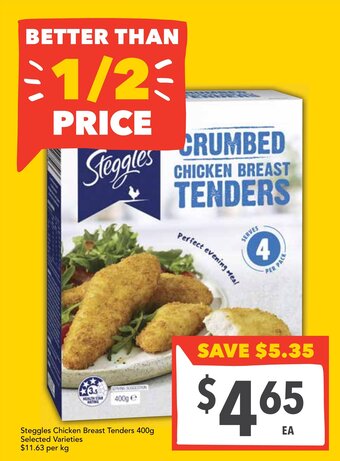 Ritchies Steggles Chicken Breast Tenders 400g offer