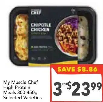 Ritchies My Muscle Chef High Protein Meals 300-450g offer