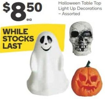 Woolworths Halloween Table Top Light Up Decorations - Assorted offer