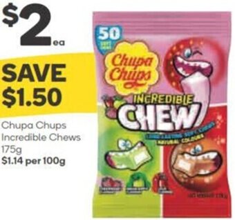 Woolworths Chupa Chups Incredible Chews 175g offer