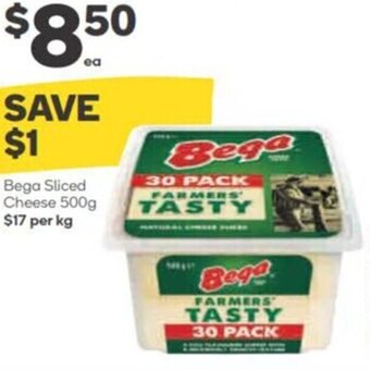 Woolworths Bega Sliced Cheese 500g offer