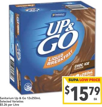 Sanitarium Up & Go 12x250ml