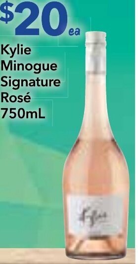 Ritchies Kylie Minogue Signature Rosé 750ml offer