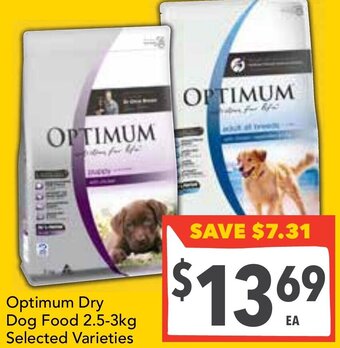 Optimum Dry Dog Food 2.5-3kg