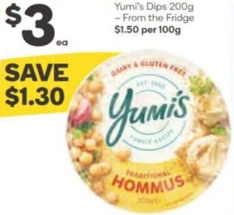 Woolworths Yumi's Dips 200g - From The Fridge offer