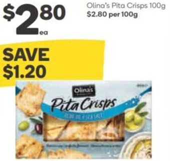 Woolworths Olina's Pita Crisps 100g offer
