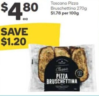 Woolworths Toscano Pizza Bruschettina 270g offer