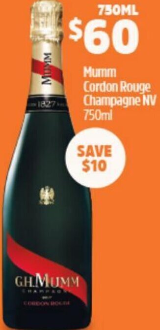 Mumm Cordon Rouge Champagne NV 750ml