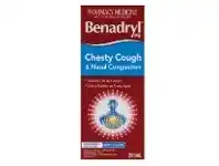 Direct Chemist Outlet Benadryl Chesty Cough & Nasal Congestion 200ml offer