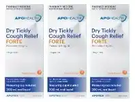 Direct Chemist Outlet Apohealth Dry Tickly Cough Relief Forte 200ml offer