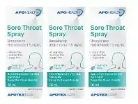 Direct Chemist Outlet Apohealth Sore Throat Spray 30ml offer