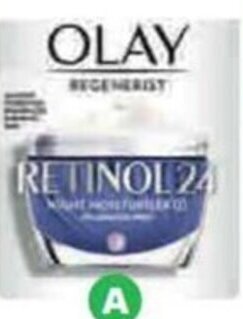 Woolworths Olay Regenerist Retinol 24 Night Moisturiser Face Cream 50g offer