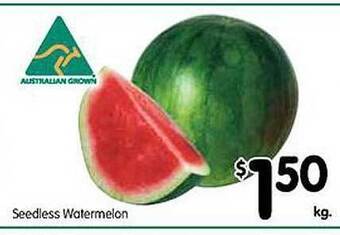 Spar Seedless watermelon offer