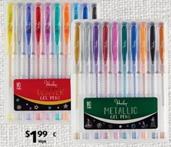 ALDI Gel Ink Pen 10pk offer