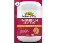 Good Price Pharmacy Nature's Way Magnesium + Turmeric 150 Tablets offer