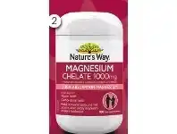 Good Price Pharmacy Nature's Way Magnesium Chelate 1000mg 100 Tablets offer
