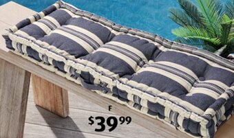 ALDI Bench Cushion offer