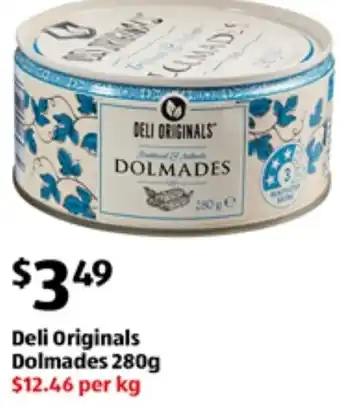 ALDI Deli Originals Dolmades 280 g offer