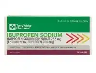 Terry White TerryWhite Chemmart Ibuprofen Sodium 256mg 24 Tablets offer