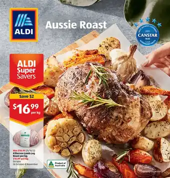 ALDI Killamee Lamb Leg Roast per kg offer