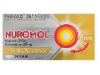 Nuromol Ibuprofen 200mg & Paracetamol 500mg 24 Tablets