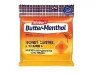 Good Price Pharmacy Soothers Butter-Menthol Honey Centre + Vitamin C Lozenges 10x3 Pack offer