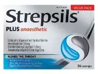 Good Price Pharmacy Strepsils Plus Anaesthetic 36 Pack offer