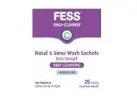 Fess Sinu-Cleanse Deep Cleansing 25 Pack