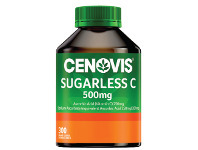Alliance Pharmacy Cenovis Sugarless C 500mg 300 Orange Flavoured Tablets offer
