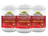 Direct Chemist Outlet Nature's Way Glucosamine + Chondroitin 90 Tablets offer