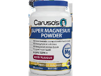 Direct Chemist Outlet Caruso's Natural Health Super Magnesium Powder Berry 250g offer