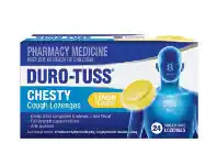 Terry White Duro-Tuss Chesty Cough Lemon Sugar Free 24 Lozenges offer