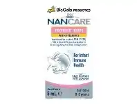 BioGaia Nan Care Probiotic Drops with Vitamin D for Infant Immune Health 5ml